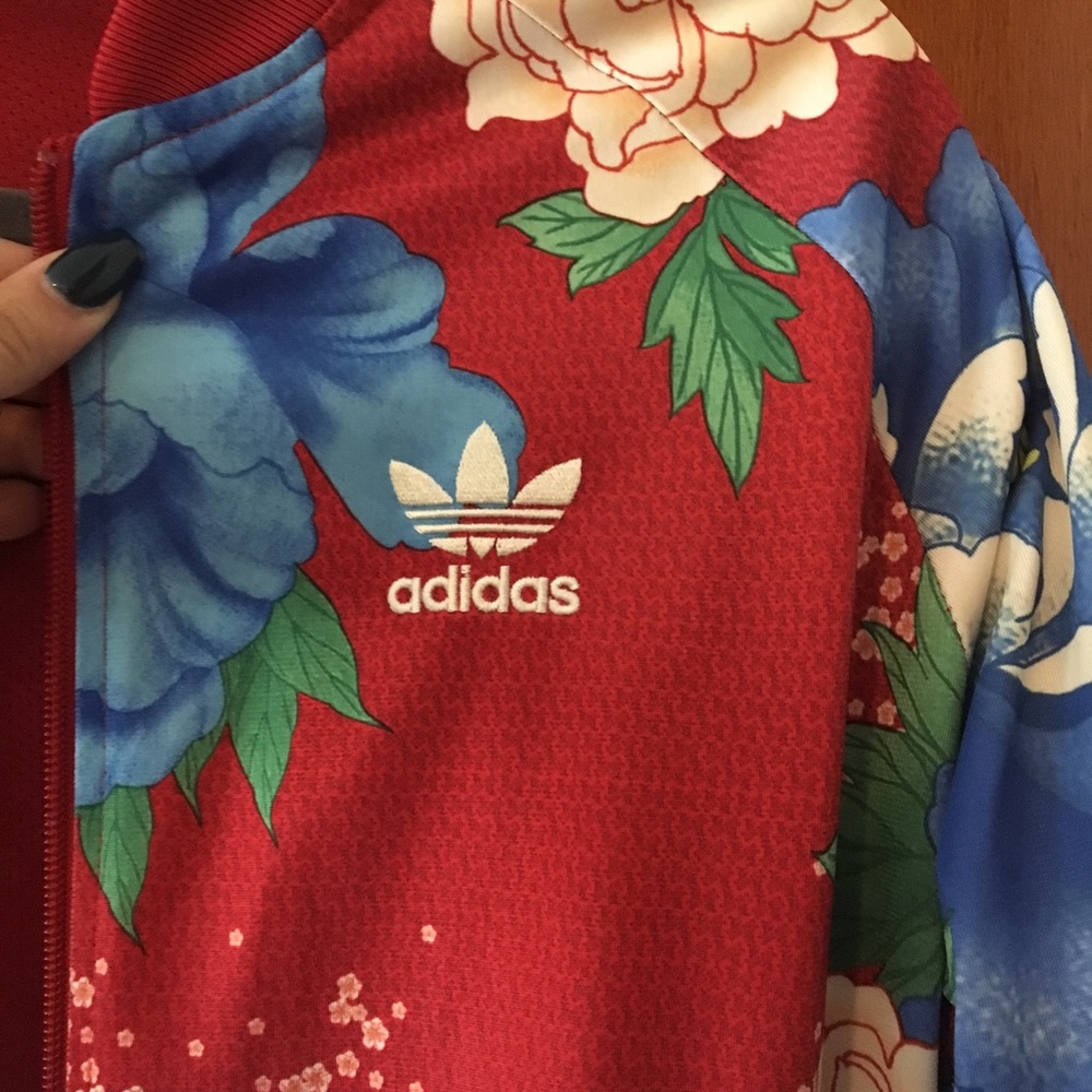 Adidas Floral Track Jacket- not available in USA !